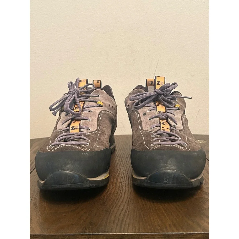 Garmont Dragontail Gore-Tex Hiking Shoes Men's Size 11.5 Gray & Yellow leather